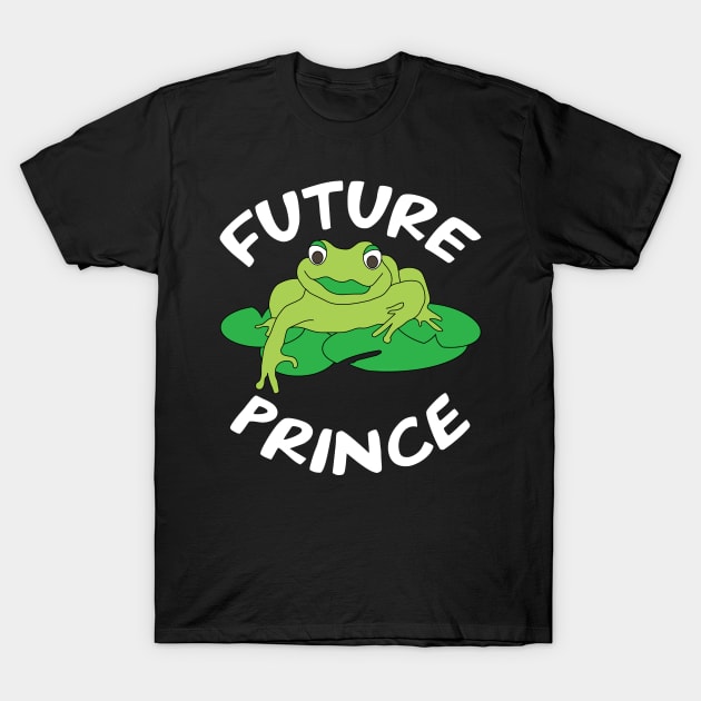 Future Prince White Text T-Shirt by Barthol Graphics